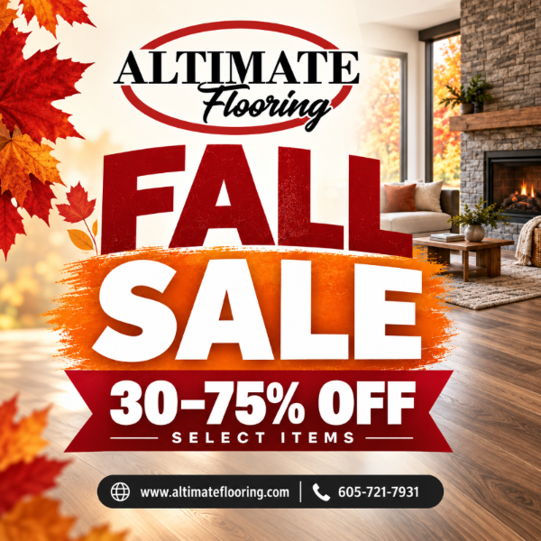 Fall Sale at Altimate Flooring - Get 30-75% off select items