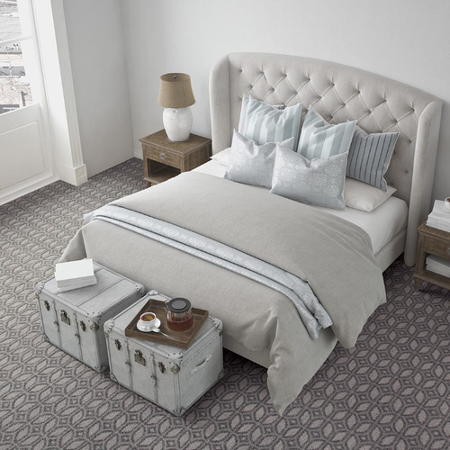 bedroom patterned carpet